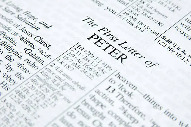 Bible - First Peter.