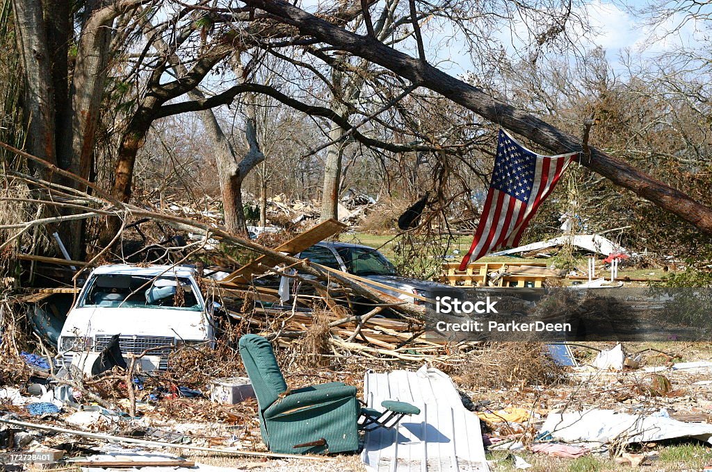 Furacão Katrina - Foto de stock de Tornado royalty-free