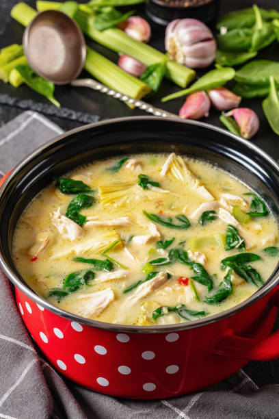 istock chicken spinach artichoke creamy soup in a pot 1727286703