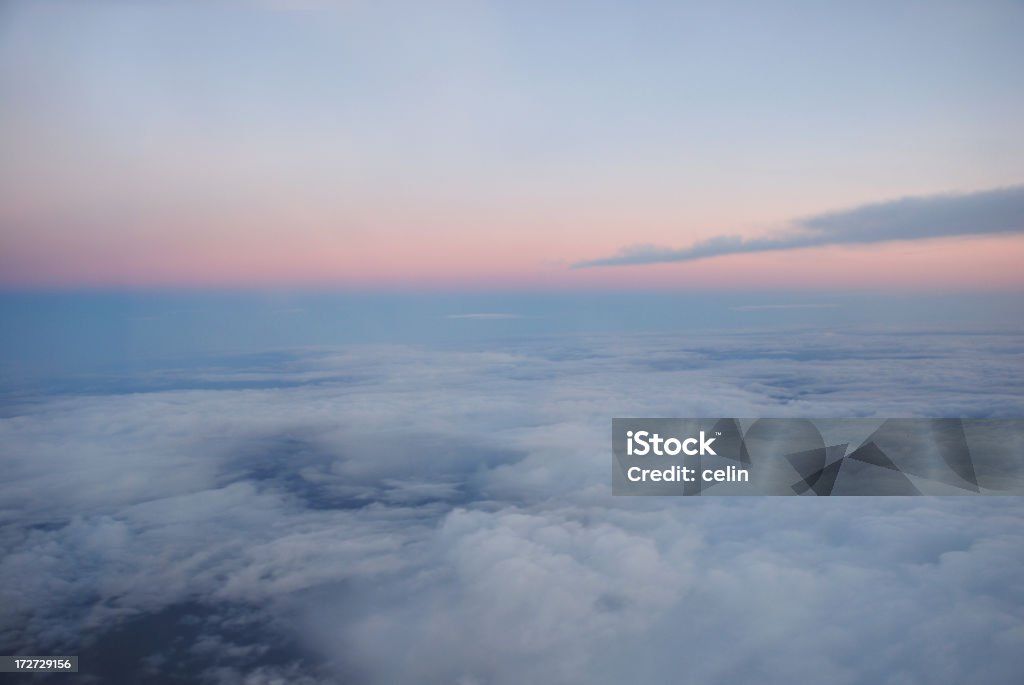 Cielo dall'aereo - Foto stock royalty-free di A mezz'aria