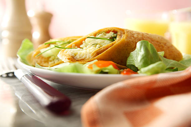 istock TexMex Food: Vegetarian Sandwich Wrap Still Life 172729265