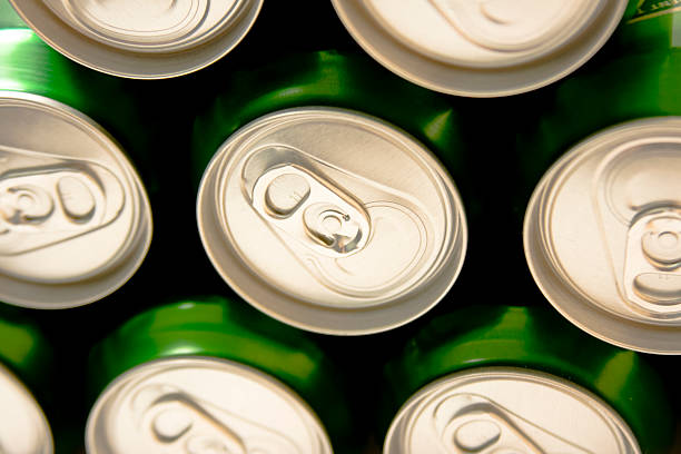 Cans Green beer cans stacked up drink can photos stock pictures, royalty-free photos & images