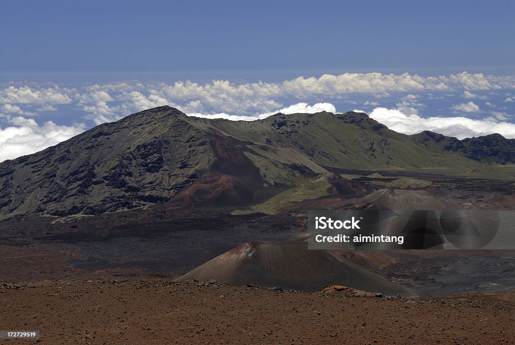 Wunderschöne Landschaft der Haleakala National Park - Lizenzfrei Badlands Stock-Foto