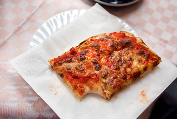Delicious traditional pizza