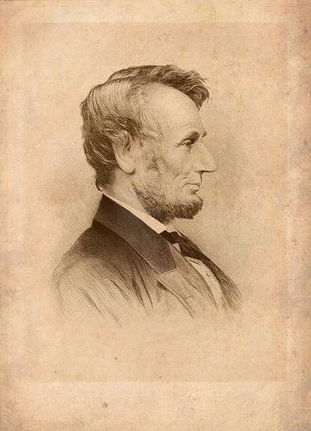 ilustraciones, imágenes clip art, dibujos animados e iconos de stock de el presidente lincoln impresión antiguos - mt abraham