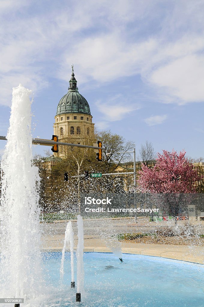 Topeka Kansas State Capitol - Zbiór zdjęć royalty-free (Architektura)