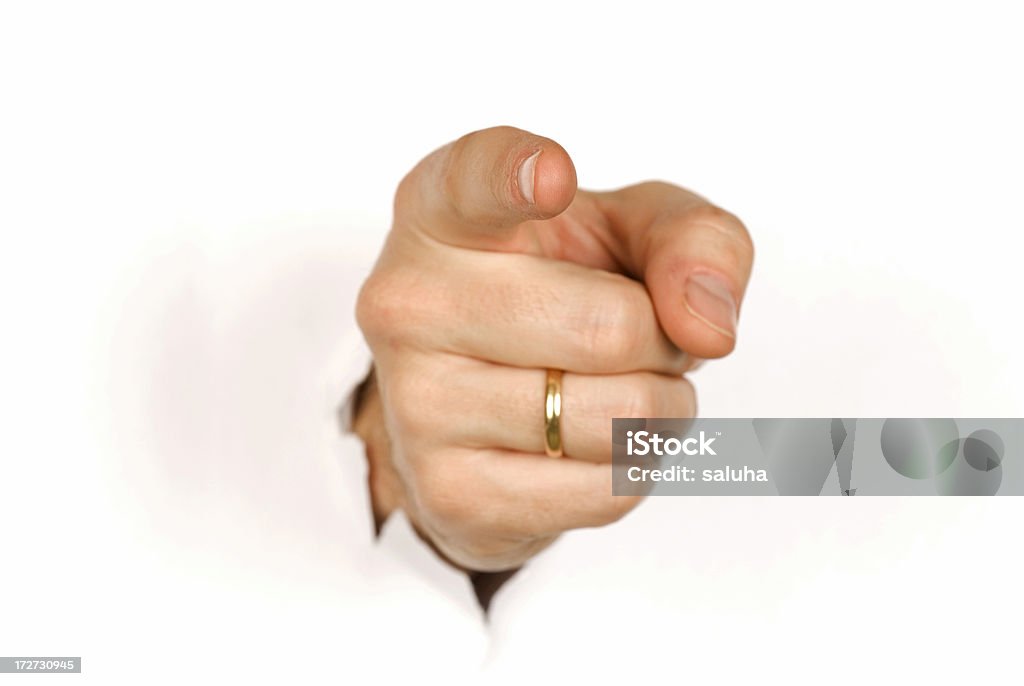 指を指す手 - 指輪のロイヤリティフリーストックフォト