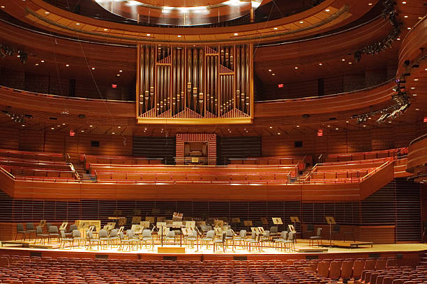 Kimmel Center for performing arts - pipe organ stock photo