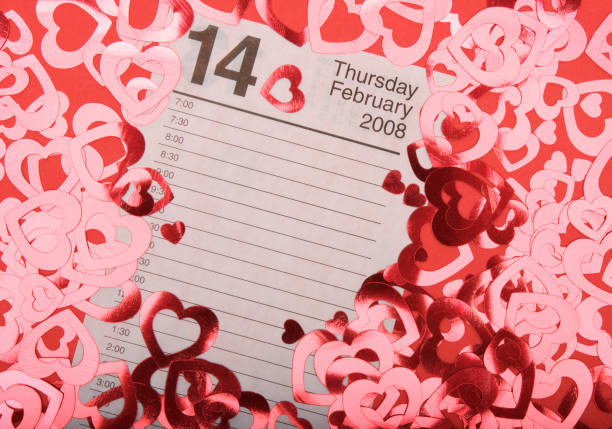 istock Valentine's Day Calendar w Hearts Horizontal 172732191