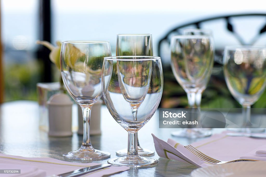 Verres de cristal - Photo de Aliments et boissons libre de droits