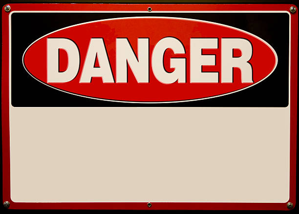 Danger Sign stock photo