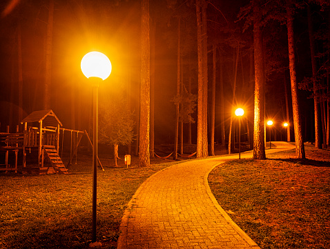 park by night