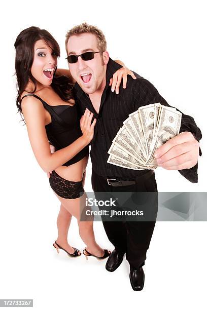 Große Gewinner Stockfoto und mehr Bilder von 100-Dollar-Schein - 100-Dollar-Schein, Angeberei, Attraktive Frau