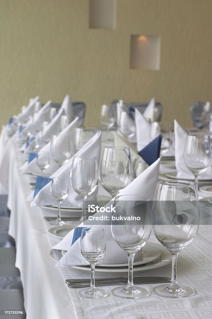 Restaurant-Esstisch - Lizenzfrei Arrangieren Stock-Foto