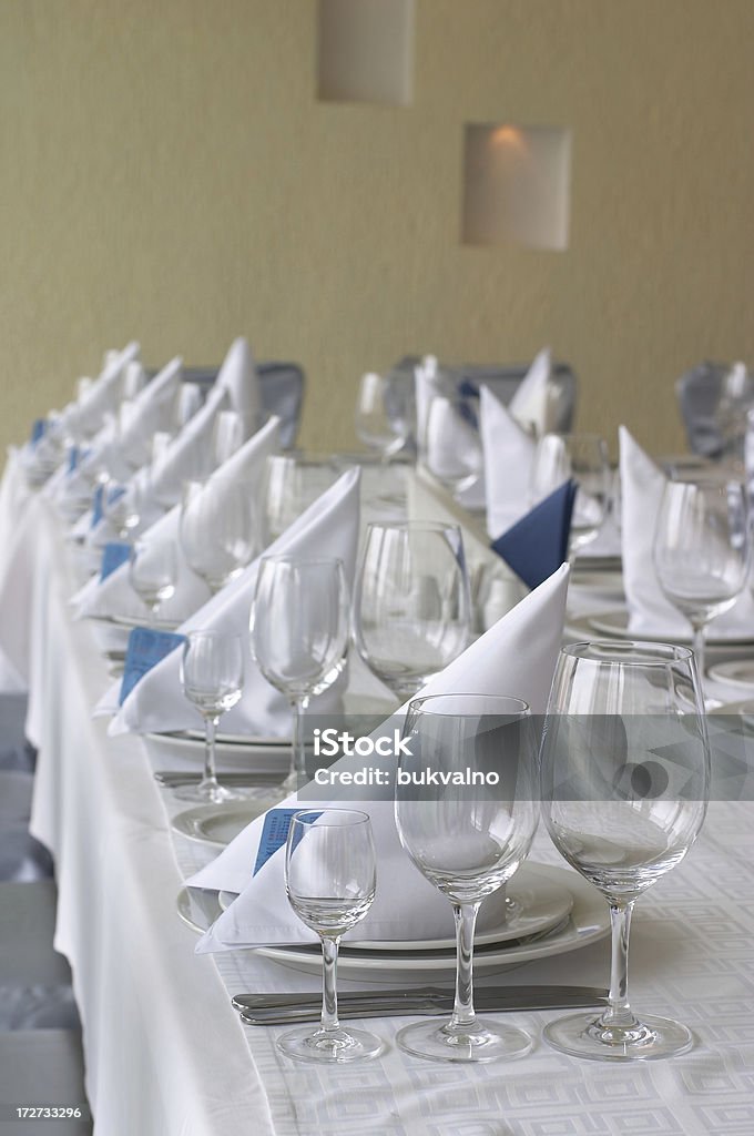 Restaurante Mesa de jantar - Foto de stock de Almoço royalty-free
