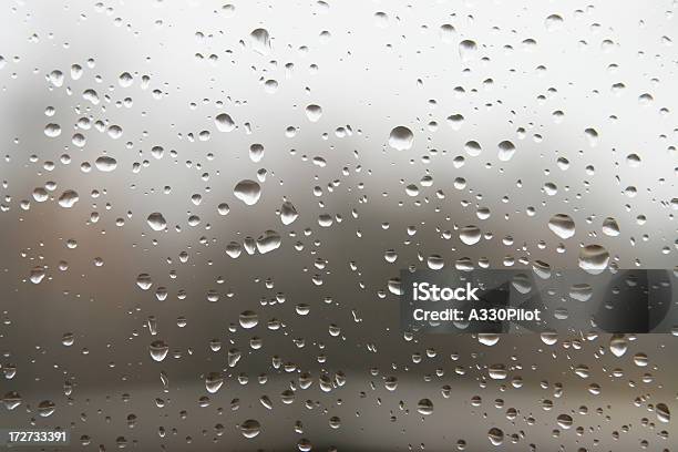 Rainy Day Window Stock Photo - Download Image Now - Abstract, Backgrounds, Close-up