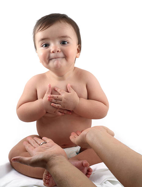 детские сердца - moving toward human hand beckoning gesturing стоковые фото и изображения