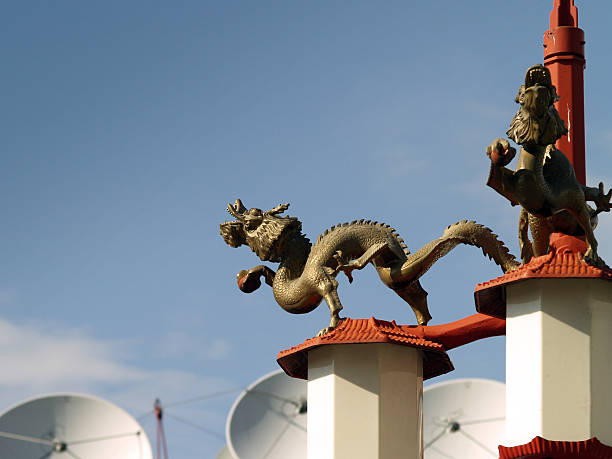 Green bronze dragon from Ljubljana, Slovenia