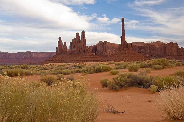 Monument Valley, Totem - foto stock