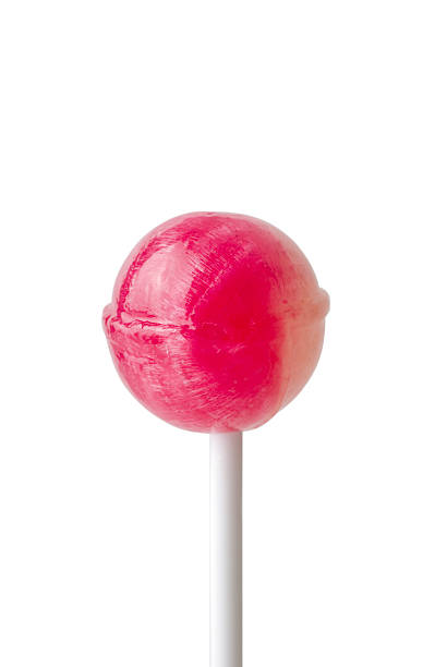 istock Strawberry lollipop isolated on white 172734692