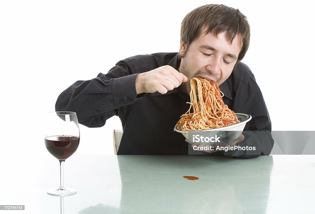 Gier - Lizenzfrei Essen - Mund benutzen Stock-Foto