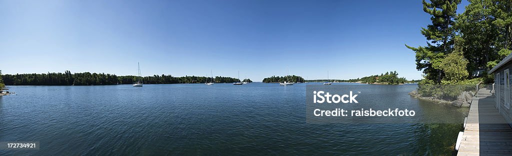 Río St. Lawrence cerca de Gananoque, Ontario - Foto de stock de Agua libre de derechos