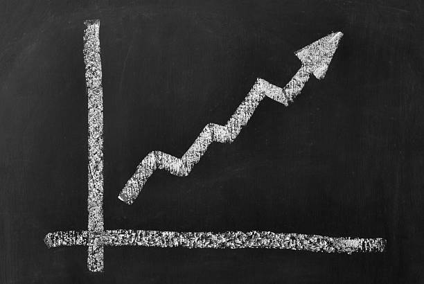 diagrama de negocios - correlation fotografías e imágenes de stock