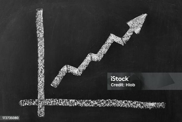 Gráfico De Negócios - Fotografias de stock e mais imagens de Educação - Educação, Inflação, Edifício escolar