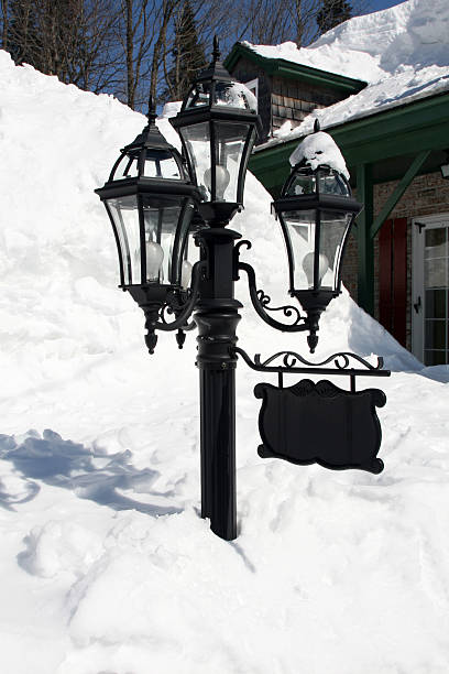 Front of House After Snowstorm
