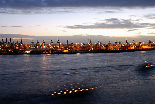 istock port hamburg at dusk 172735521