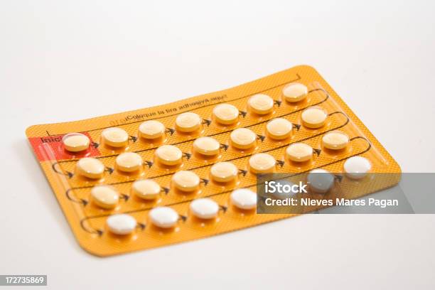 Photo libre de droit de Naissances Cachets banque d'images et plus d'images libres de droit de Pilule contraceptive - Pilule contraceptive, Adulte, Blanc