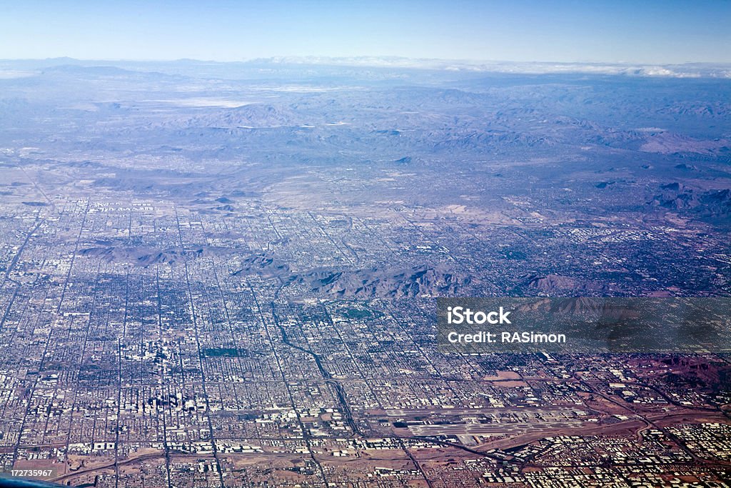 Phoenix desde el cielo - Foto de stock de Aeropuerto de Phoenix libre de derechos