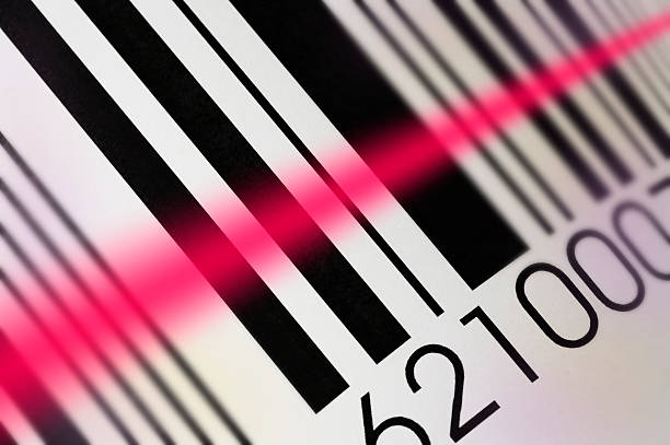 Bar code  laser pen stock pictures, royalty-free photos & images