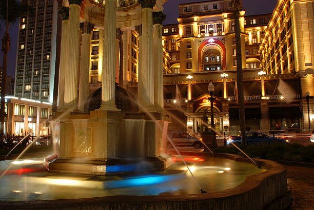 Fountain in Albertas Square in Aix-en-Provence, France