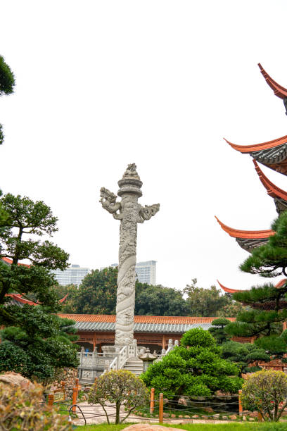 istock Chinese traditional architectural Huabiao column 1727363560