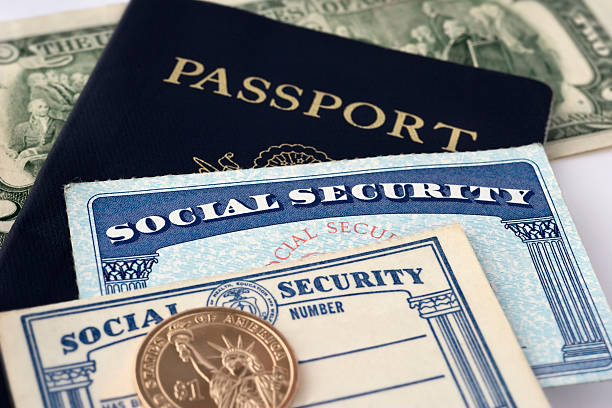 istock Social Security Cards & Passport 172736430