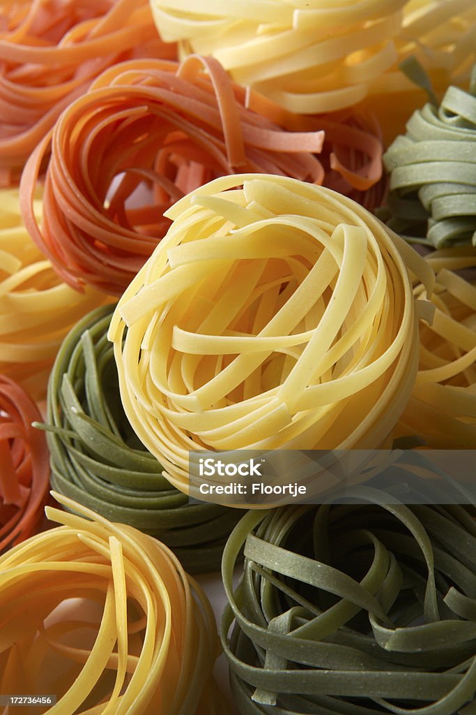 Italiano imagens: Tagliatelle Tricolori - Royalty-free Comida Foto de stock