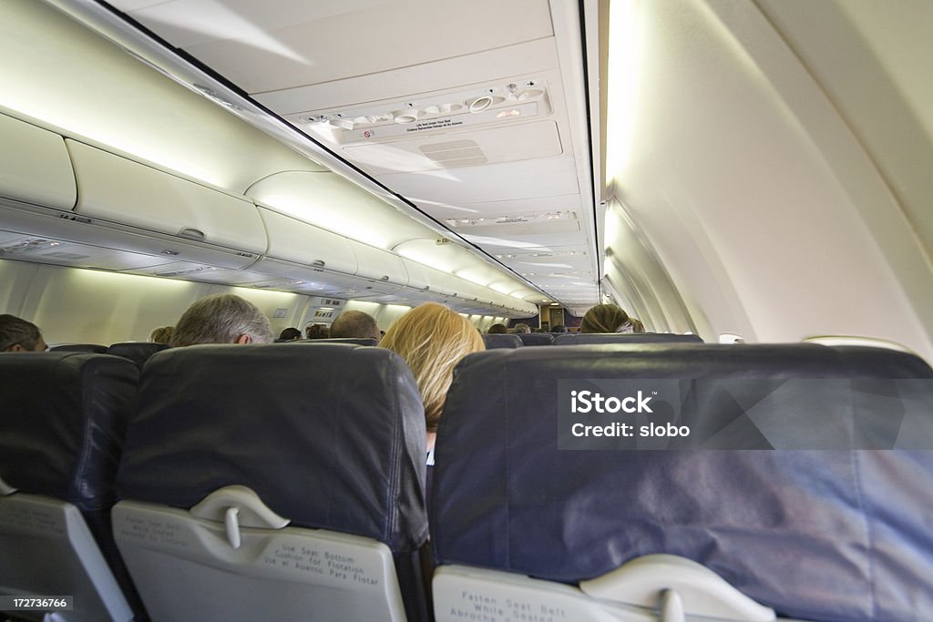 Avión de pasajeros - Foto de stock de Asiento libre de derechos