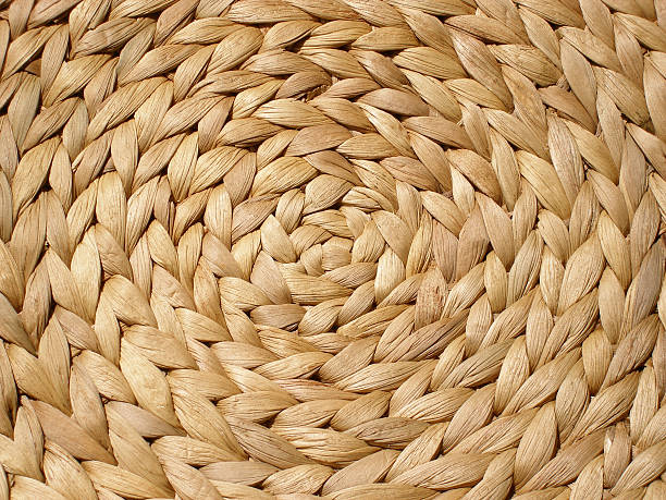 istock Homemade rug made from dried corn husk 172736866