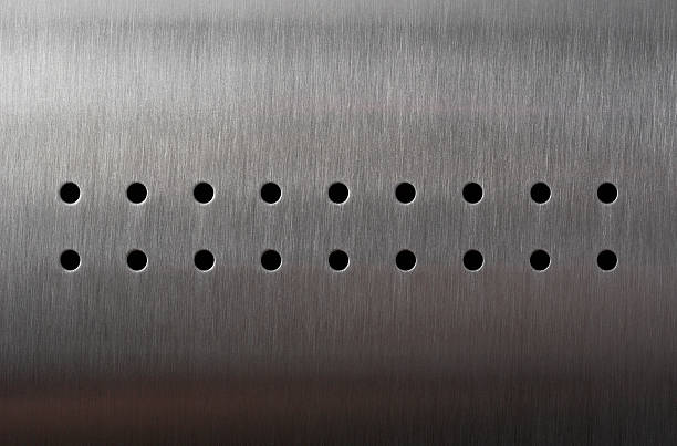 istock Stainless steel with holes 172737170