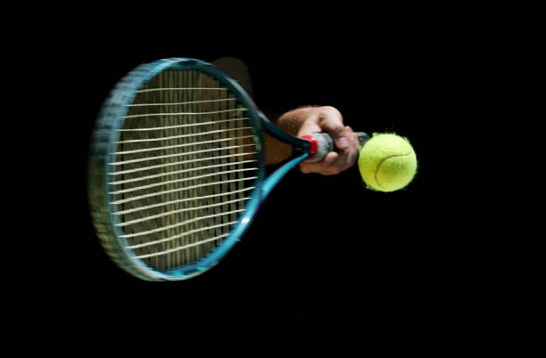 istock Tennis Ball Being Hit 172737473