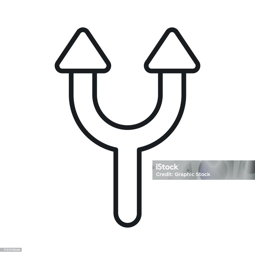 Two Vector Arrows Two Way Arrow Vector Design Isolated On White Background Stock ...