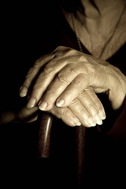 istock Great grandmother and a cane 172738004