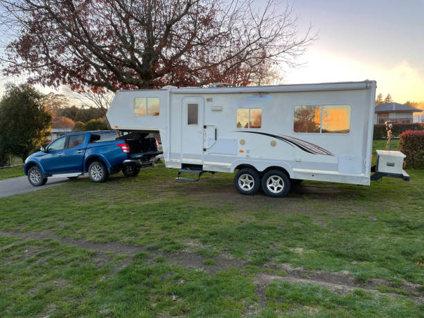 istock Fifth wheeler and ute 1727382772