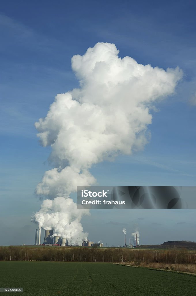 Planta de energía - Foto de stock de Azul libre de derechos