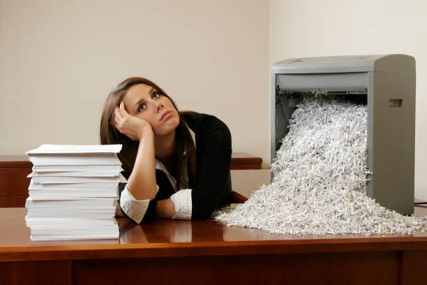 istock A paper shredder used to reduce identity theft. 172739815