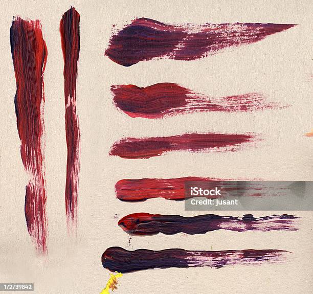 Brush Strokes Und Painted Struktur Stockfoto und mehr Bilder von Abstrakt - Abstrakt, Acrylmalerei, Aquarell
