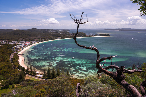 Beautiful view of Port Stephens, Australia