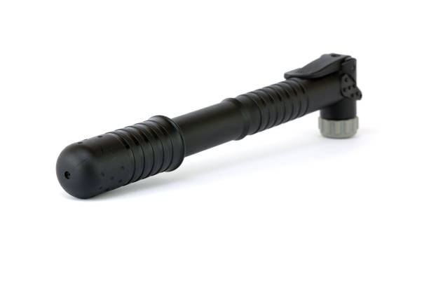 istock Bike pump on the white 172740023