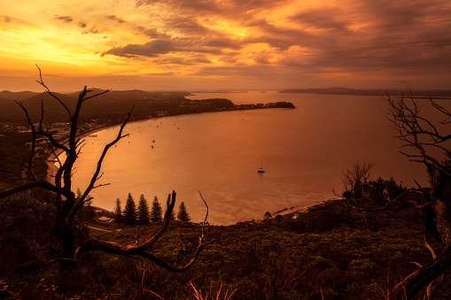 Beautiful view of Port Stephens, Australia